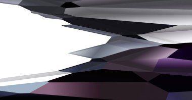 Soyut arkaplan. Üçgen 3d illüstrasyon çokgen sanat modeli tarzı. Geleceğin grafik geometrik tasarımı. Geometri dokusu fütürist dekorasyon. Moda ve canlı modern şablon