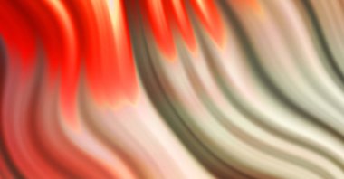 Kavisli çizgileri olan soyut bir arkaplan. Soyut ve gradyan renkte renkli çizimler. Çizgili desenli canlı dalga deseni.