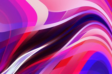 sıvı soyut arkaplan ve renkli gradyan. Modern hareketin 2d illüstrasyonu.