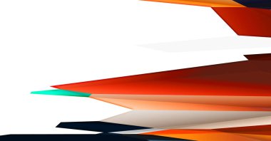 Soyut arkaplan. Üçgen 3d illüstrasyon çokgen sanat modeli tarzı. Geleceğin grafik geometrik tasarımı. Geometri dokusu fütürist dekorasyon. Moda ve canlı modern şablon