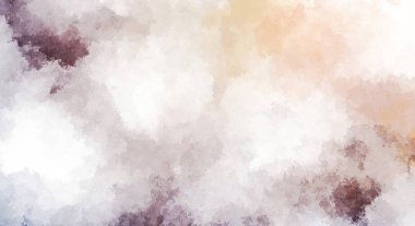 Suluboya arka planda lekeler ve lekelerle boyanmış. Fırça darbesi ile boyanmış. 2d Görüntü.