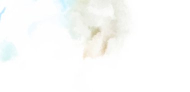 Beyaz arkaplanda soyut renkli suluboya. Dijital resim.