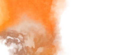 Beyaz arkaplanda soyut renkli suluboya. Dijital resim.