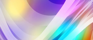 Renkli gradyan ile soyut arkaplan. Çizgili çizgili canlı duvar kâğıdı. Modern hareketin akışkan 2d çizimi.