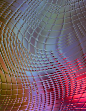 Soyut arkaplan. Renkli dalgalı tasarım duvar kağıdı. yaratıcı grafik 2D çizim. Dinamik şekilli modaya uygun sıvı örtüsü.