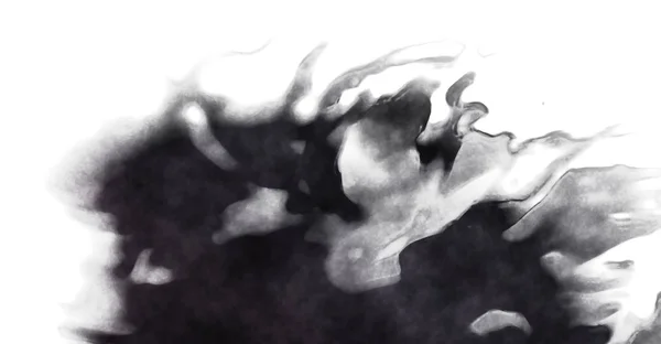Abstraktes Buntes Aquarell Auf Weißem Hintergrund Digitale Malerei — Stockfoto