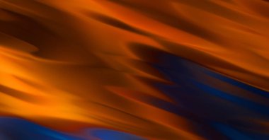 Parlak renk dalgalarıyla serin bir arka plan. Dalgalı hareketin 2D çizimi. Girdap gibi renkli canlı şekiller. Soyut kavramsal duvar kağıdı.