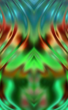 Soyut arkaplan. Renkli dalgalı tasarım duvar kâğıdı. Grafik illüstrasyon.