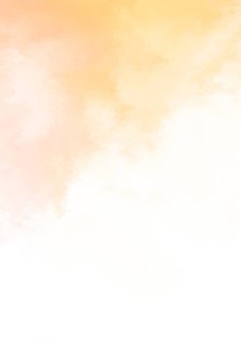 Beyaz arkaplanda soyut renkli suluboya. Dijital resim.