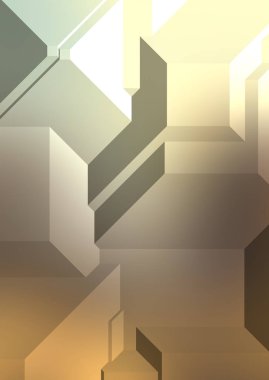 Çokgen arka plan. Geometrik tasarımlı renkli duvar kağıtları. Dijital 3d illüstrasyon.