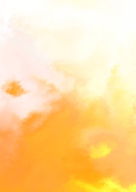 Beyaz arkaplanda soyut renkli suluboya. Dijital resim.