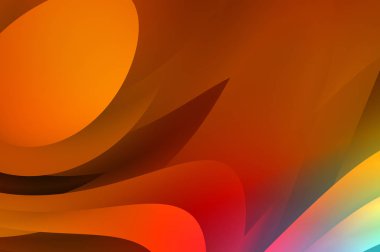 Renkli gradyan ile soyut arkaplan. Çizgili çizgili canlı duvar kâğıdı. Modern hareketin akışkan 2d çizimi.