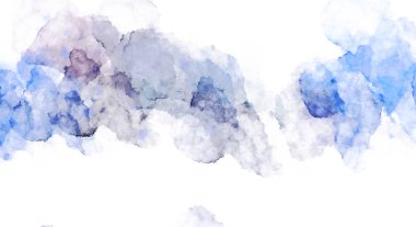 Suluboya arka planda lekeler ve lekelerle boyanmış. Fırça darbesi ile boyanmış. 2d Görüntü.