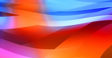 Renkli gradyan ile soyut arkaplan. Çizgili çizgili canlı duvar kâğıdı. Modern hareketin akışkan 2d çizimi.