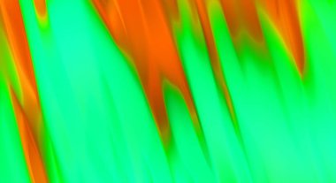 Parlak renk dalgalarıyla serin bir arka plan. Dalgalı hareketin 2D çizimi. Girdap gibi renkli canlı şekiller. Soyut kavramsal duvar kağıdı.