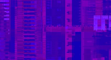 Geometrik çok renkli kesişen çizgiler. Dijital teknolojinin grafiksel çizimi. Soyut arkaplan. 