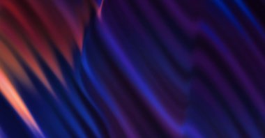 Kavisli çizgileri olan soyut bir arkaplan. Soyut ve gradyan renkte renkli çizimler. Çizgili desenli canlı dalga deseni.