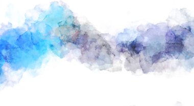 Suluboya arka planda lekeler ve lekelerle boyanmış. Fırça darbesi ile boyanmış. 2d Görüntü.