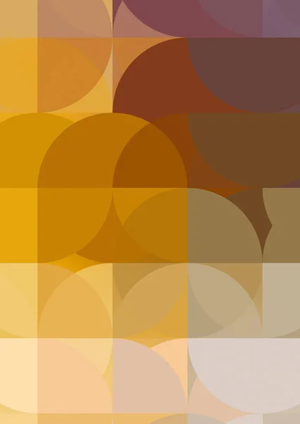 Camadas Formas Circulares Criando Design Colorido Vibrante Ilustração Digital Layout — Fotografia de Stock