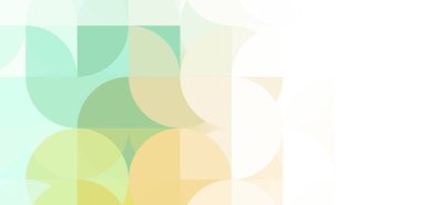 Dairesel şekillerin katmanları renkli ve canlı bir tasarım yaratıyor. Dairelerin sayısal çizimi. Gelecekçi tasarım şablonu.