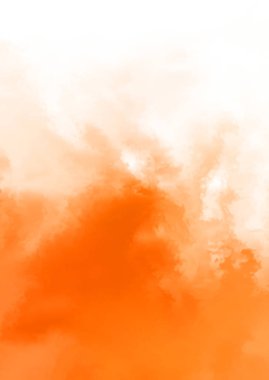 Beyaz arkaplanda soyut renkli suluboya. Dijital resim.