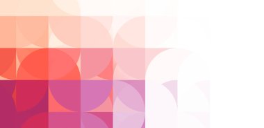 Dairesel şekillerin katmanları renkli ve canlı bir tasarım yaratıyor. Dairelerin sayısal çizimi. Gelecekçi tasarım şablonu.