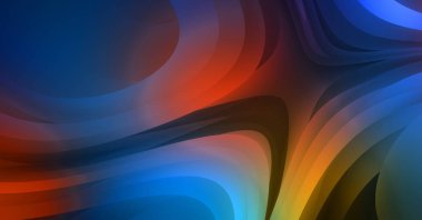 Renkli gradyan ile soyut arkaplan. Çizgili çizgili canlı duvar kâğıdı. Modern hareketin akışkan 2d çizimi.