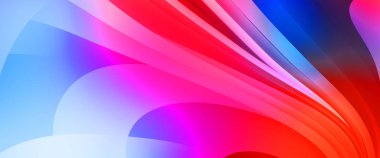 Renkli gradyan ile soyut arkaplan. Çizgili çizgili canlı duvar kâğıdı. Modern hareketin akışkan 2d çizimi.