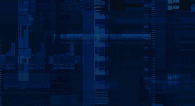 Geometrik çok renkli kesişen çizgiler. Dijital teknolojinin grafiksel çizimi. Soyut arkaplan. 