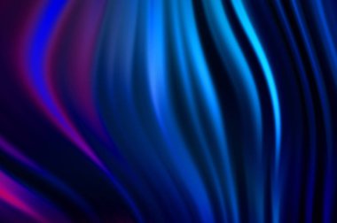 Kavisli çizgileri olan soyut bir arkaplan. Soyut ve gradyan renkte renkli çizimler. Çizgili desenli canlı dalga deseni.