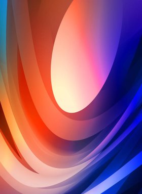 Renkli gradyan ile soyut arkaplan. Çizgili çizgili canlı duvar kâğıdı. Modern hareketin akışkan 2d çizimi.