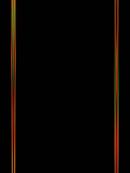 Sfondo Glow Frame Modello Geometrico Incandescente Neon Isolato Sfondo Nero — Foto Stock