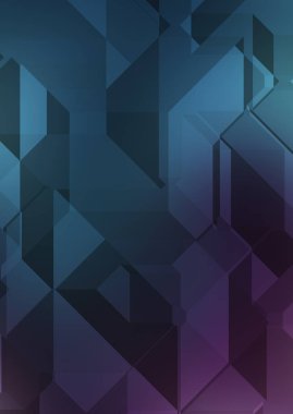 Çokgen arka plan. Geometrik tasarımlı renkli duvar kağıtları. Dijital 3d illüstrasyon.