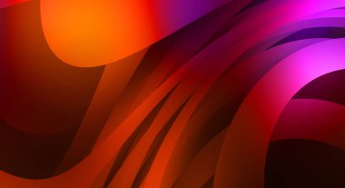 Renkli gradyan ile soyut arkaplan. Çizgili çizgili canlı duvar kâğıdı. Modern hareketin akışkan 2d çizimi.