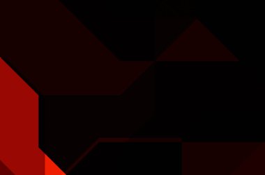 Renkli ve canlı geometrik şekiller katmanları var. Bir teknoloji planının dijital illüstrasyonu. Gelecekçi tasarım şablonu.