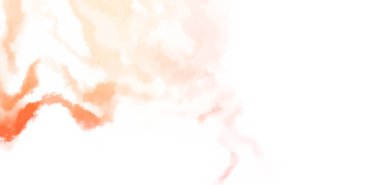 Beyaz arkaplanda soyut renkli suluboya. Dijital resim.