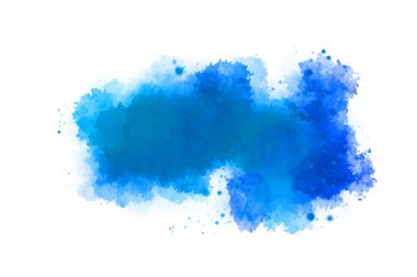 Suluboya arka planda lekeler ve lekelerle boyanmış. Fırça darbesi ile boyanmış. 2d Görüntü.