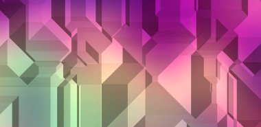 Çokgen arka plan. Geometrik tasarımlı renkli duvar kağıtları. Dijital 3d illüstrasyon.