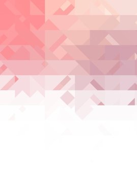 Beyaz arkaplanda kesişen şekiller dizaynı. Soyut minimalist duvar kağıdı. Renkli geometrik şablon.