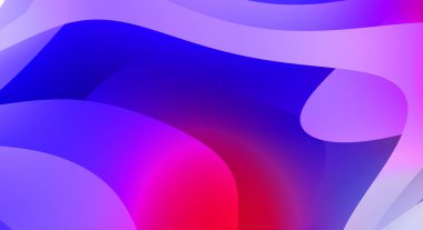 Renkli gradyan ile soyut arkaplan. Çizgili çizgili canlı duvar kâğıdı. Modern hareketin akışkan 2d çizimi.