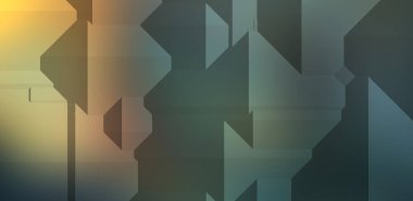 Çokgen arka plan. Geometrik tasarımlı renkli duvar kağıtları. Dijital 3d illüstrasyon.