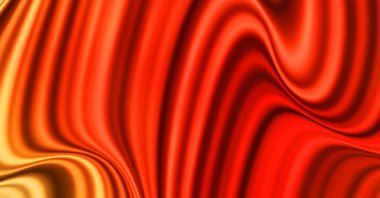 Kavisli çizgileri olan soyut bir arkaplan. Soyut ve gradyan renkte renkli çizimler. Çizgili desenli canlı dalga deseni.