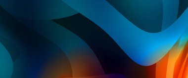 Renkli gradyan ile soyut arkaplan. Çizgili çizgili canlı duvar kâğıdı. Modern hareketin akışkan 2d çizimi.