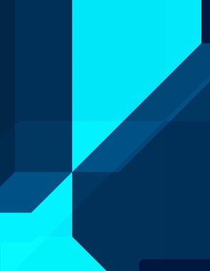 Renkli ve canlı geometrik şekiller katmanları var. Bir teknoloji planının dijital illüstrasyonu. Gelecekçi tasarım şablonu.