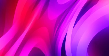 Renkli gradyan ile soyut arkaplan. Çizgili çizgili canlı duvar kâğıdı. Modern hareketin akışkan 2d çizimi.