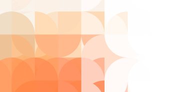 Dairesel şekillerin katmanları renkli ve canlı bir tasarım yaratıyor. Dairelerin sayısal çizimi. Gelecekçi tasarım şablonu.