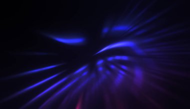 Hareket halindeki ışık parçacıkları, siyah arkaplanda parlayan çok renkli ışınlar yaratıyor. Enerji dolu parıldayan ışıklar duvar kağıdı.