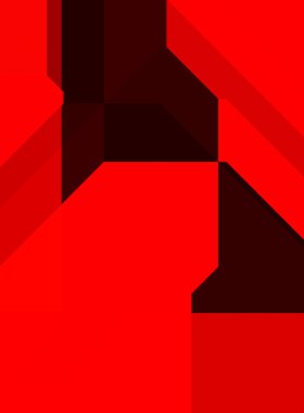 Renkli ve canlı geometrik şekiller katmanları var. Bir teknoloji planının dijital illüstrasyonu. Gelecekçi tasarım şablonu.