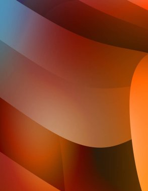 Renkli gradyan ile soyut arkaplan. Çizgili çizgili canlı duvar kâğıdı. Modern hareketin akışkan 2d çizimi.