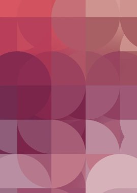 Dairesel şekillerin katmanları renkli ve canlı bir tasarım yaratıyor. Dairelerin sayısal çizimi. Gelecekçi tasarım şablonu.